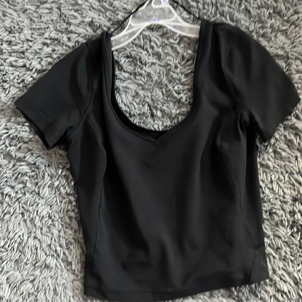 Lulu black tight top